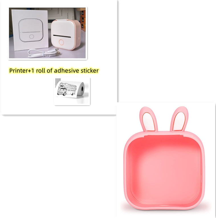 Portable Mini Thermal Label Printer Home Photo Printer Student Wrong Question Printer Bluetooth Mini Label Printer Price Tag - buybestdealz.com