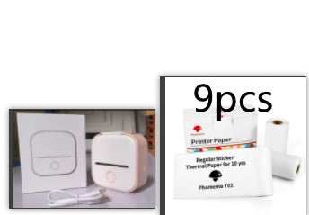 Portable Mini Thermal Label Printer Home Photo Printer Student Wrong Question Printer Bluetooth Mini Label Printer Price Tag - buybestdealz.com