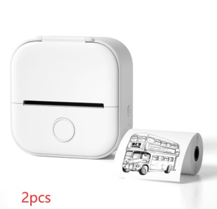 Portable Mini Thermal Label Printer Home Photo Printer Student Wrong Question Printer Bluetooth Mini Label Printer Price Tag - buybestdealz.com