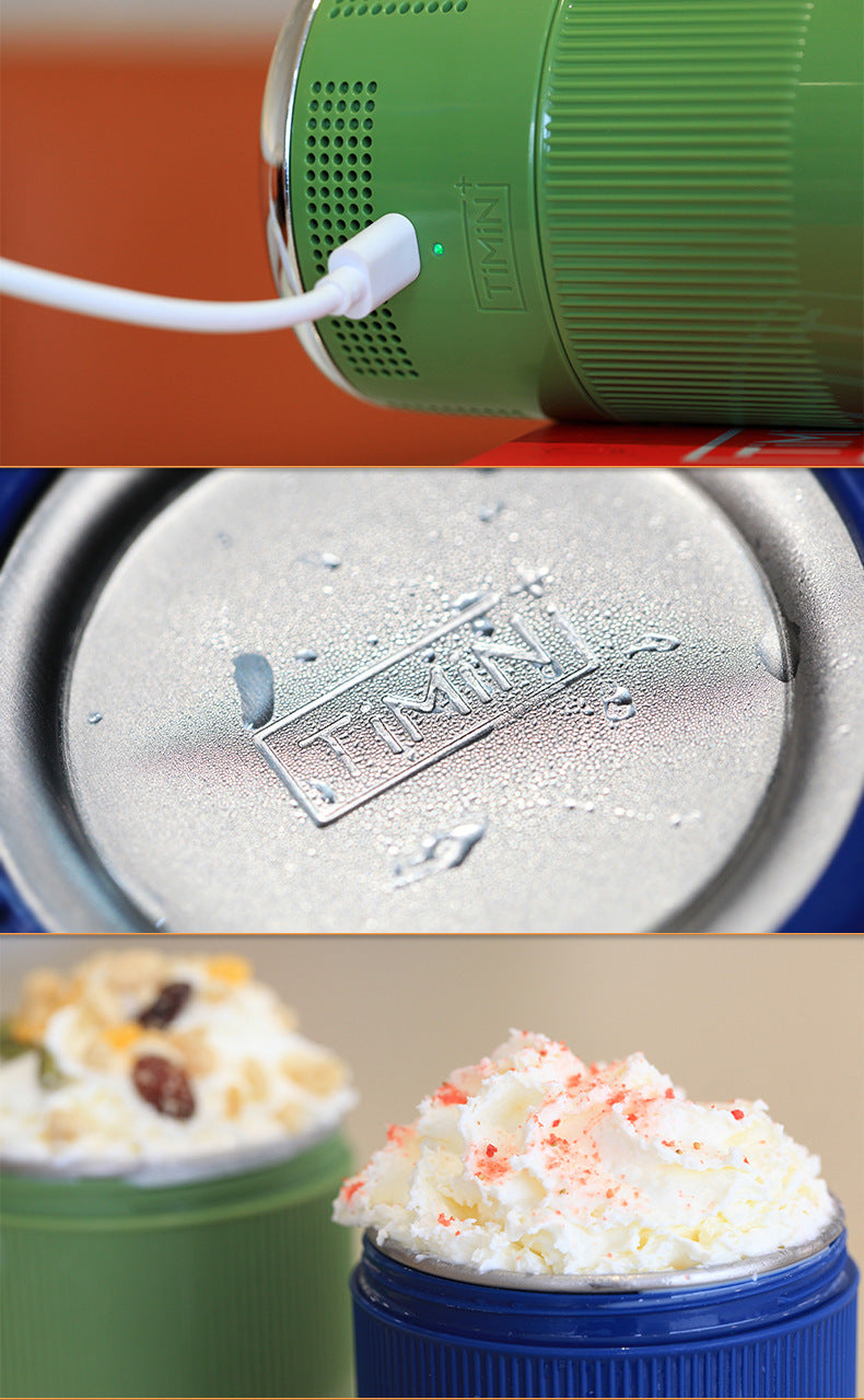 New Portable Fast Cooling Cup Mini Refrigerator USB Quick Freezing Outdoor Sports Cold Kettle Smart Car Drinks Cooler Water Cup - buybestdealz.com