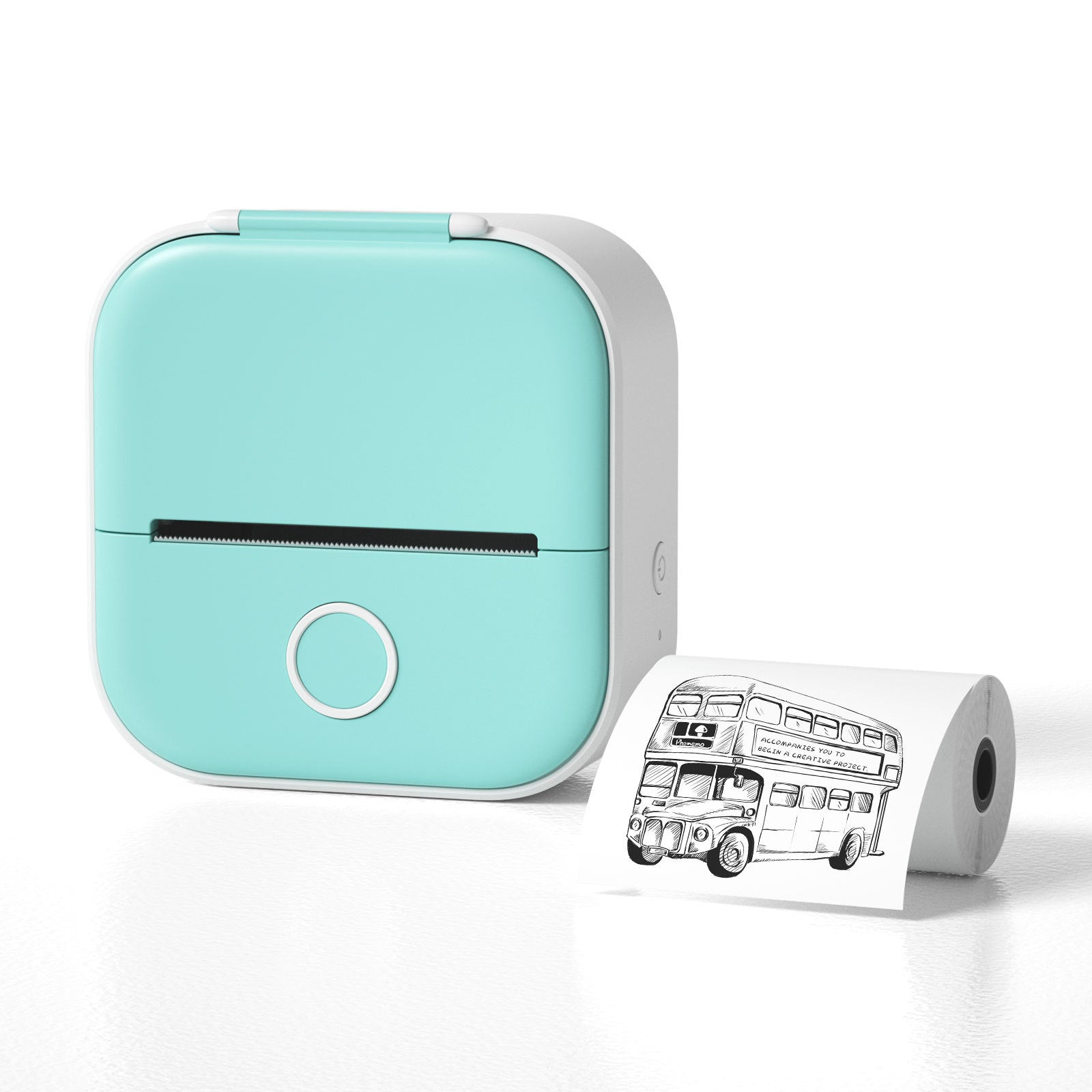 Portable Mini Thermal Label Printer Home Photo Printer Student Wrong Question Printer Bluetooth Mini Label Printer Price Tag - buybestdealz.com