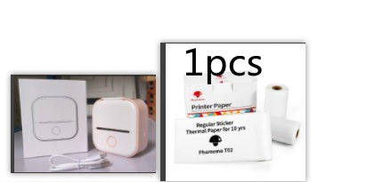 Portable Mini Thermal Label Printer Home Photo Printer Student Wrong Question Printer Bluetooth Mini Label Printer Price Tag - buybestdealz.com