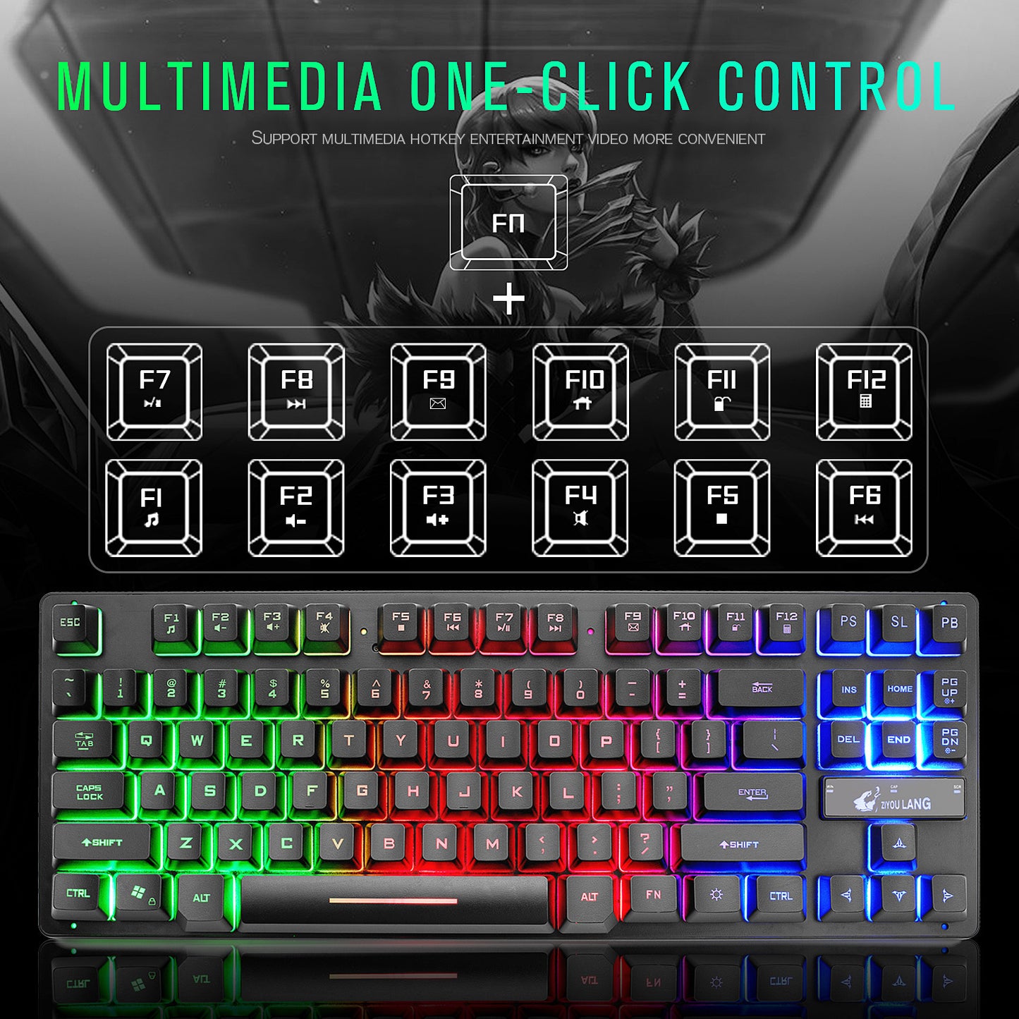 Electronic Games Mechanical Keyboard Notebook Keyboard - buybestdealz.com