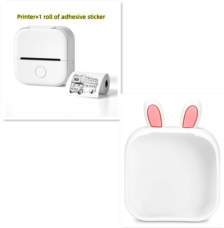 Portable Mini Thermal Label Printer Home Photo Printer Student Wrong Question Printer Bluetooth Mini Label Printer Price Tag - buybestdealz.com