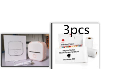 Portable Mini Thermal Label Printer Home Photo Printer Student Wrong Question Printer Bluetooth Mini Label Printer Price Tag - buybestdealz.com