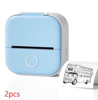 Portable Mini Thermal Label Printer Home Photo Printer Student Wrong Question Printer Bluetooth Mini Label Printer Price Tag - buybestdealz.com