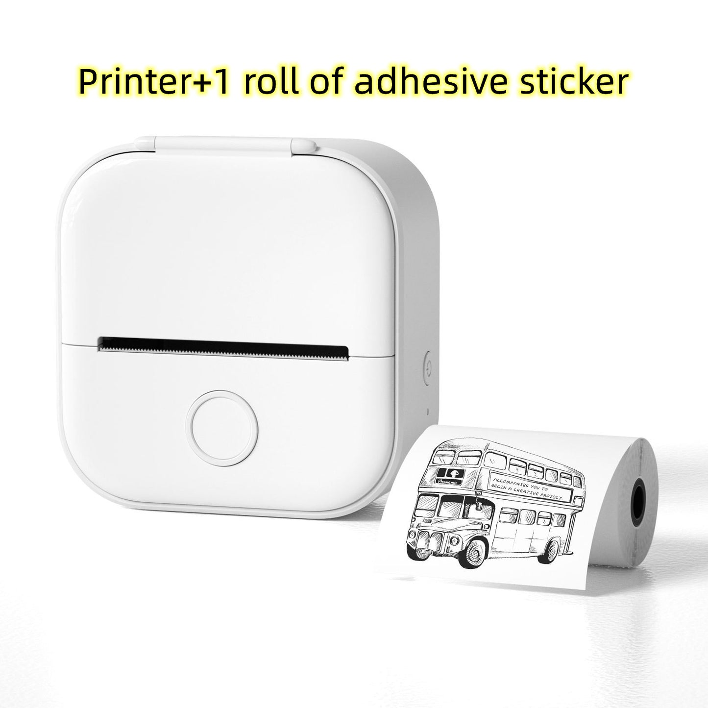 Portable Mini Thermal Label Printer Home Photo Printer Student Wrong Question Printer Bluetooth Mini Label Printer Price Tag - buybestdealz.com