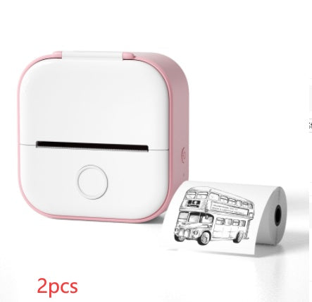 Portable Mini Thermal Label Printer Home Photo Printer Student Wrong Question Printer Bluetooth Mini Label Printer Price Tag - buybestdealz.com