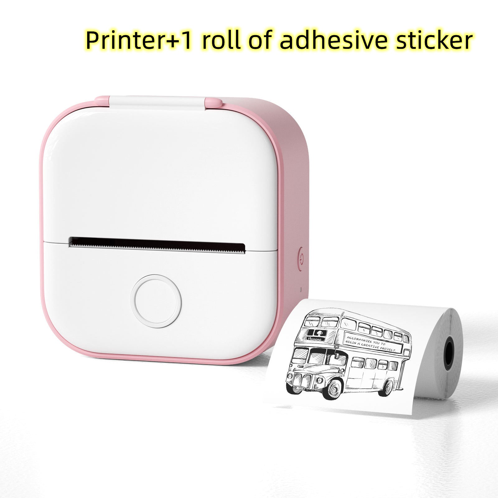 Portable Mini Thermal Label Printer Home Photo Printer Student Wrong Question Printer Bluetooth Mini Label Printer Price Tag - buybestdealz.com