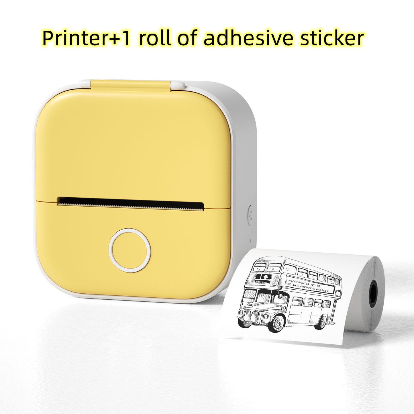 Portable Mini Thermal Label Printer Home Photo Printer Student Wrong Question Printer Bluetooth Mini Label Printer Price Tag - buybestdealz.com