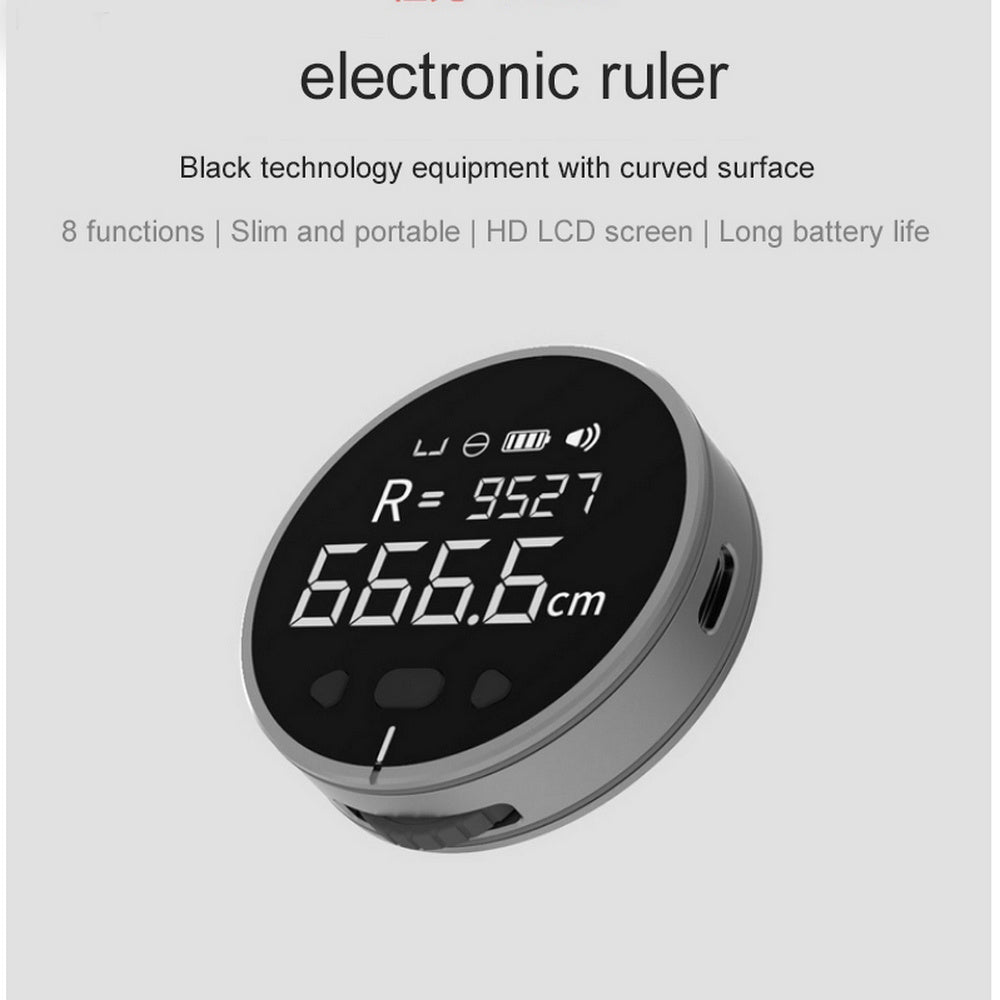 Distance Measuring Instrument Electronic Measuring Ruler Tape Measure High Definition Digital LCD High Precision Electronic Measuring Ruler Tool - buybestdealz.com